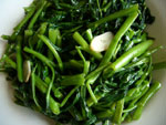 蒜泥空心菜(空心菜の大蒜炒め)