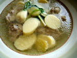 慈姑鴨腿湯(家鴨と慈姑のスープ)