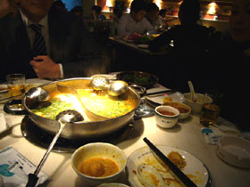 上海のカレー火鍋の店
