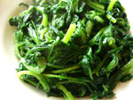 清炒蓬蒿菜(春菊の炒めもの)