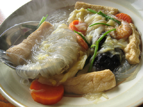 咸蝦白菜湯(塩漬け干し蝦と白菜のスープ