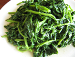 涼拌枸杞頭(クコの緑の葉の茹で野菜)