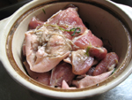 蒸塩水肘子