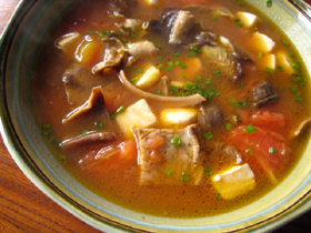 三菌豆腐湯