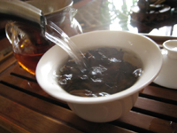 92紅帯青餅プーアル茶