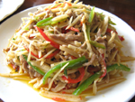 泡竹笋炒肉絲