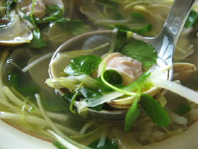 泡汁蛤蜊湯