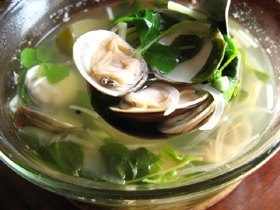 泡汁蛤蜊湯