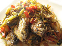泡菜黄魚
