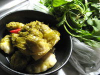 泡子孫菜と薺菜
