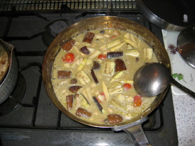 グリーンカレー完成!!