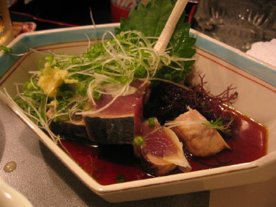 鰹の土佐造り
