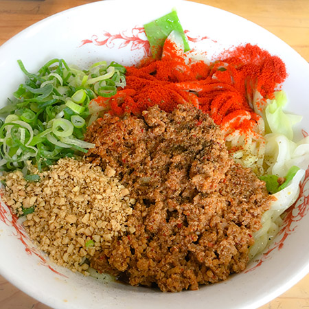 汁なし坦々麺 自家製麺 てんか