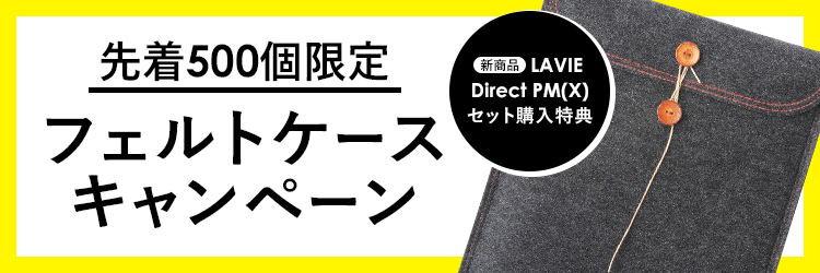 NECダイレクト フェルトケース0円キャンペーン