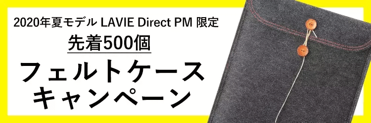 NECダイレクト フェルトケース0円キャンペーン