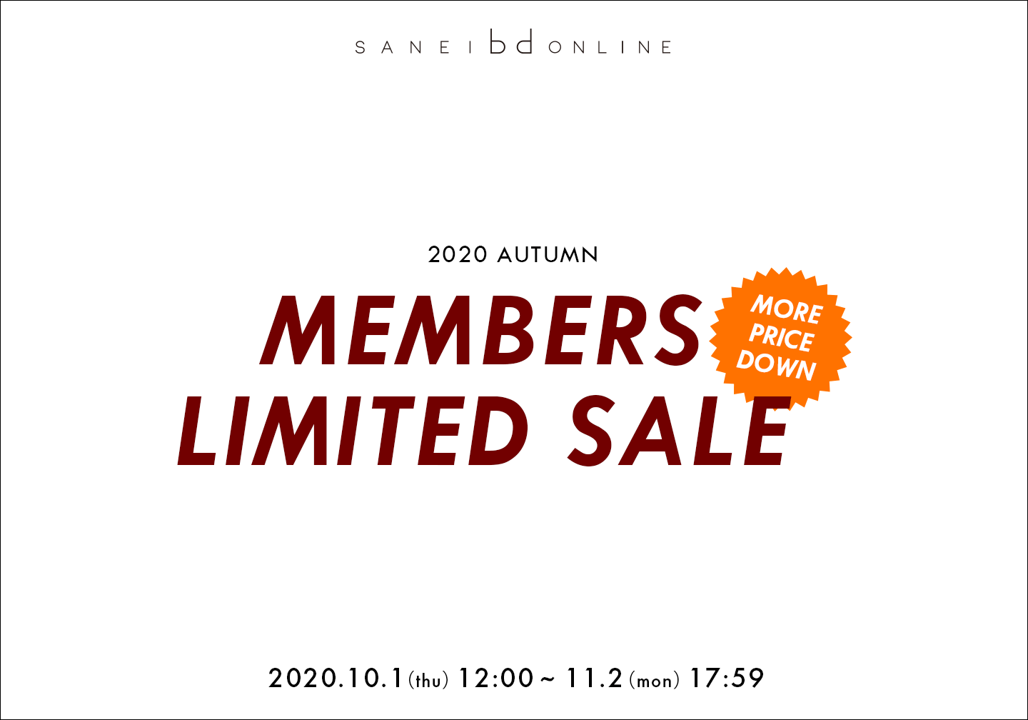 SANEI bd ONLINE STORE クーポン