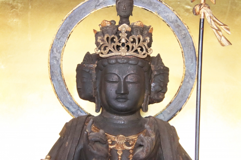 三面六臂の異形観音像（草津市橘堂） | オオヌマズの玉手箱