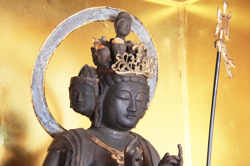 三面六臂の異形観音像（草津市橘堂） | オオヌマズの玉手箱