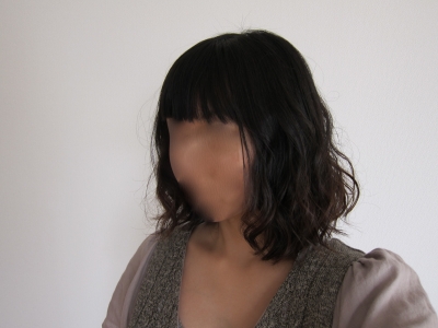 髪