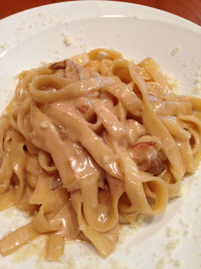 イタリアン コルチーニ茸 パスタ