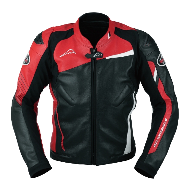 KUSHITANI レザーバイクジャケット JAPAN バイク用品｜KUSHITANI ブラック/レッド L バイクウェア・装備