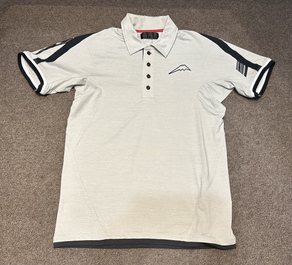 KUSHITANI men'sポロシャツ Lsize ホワイト ☆1点限り K-1957 ポロシャツ クシタニ｜KUSHITANI JAPAN