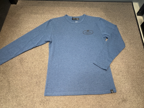 KUSHITANI クシタニ 長袖 シャツ ブルー　LLサイズです。 PERFORMANCESTORE限定ロングTシャツ入荷のお知らせ ：KUSHITANI 清水店