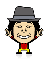 間寛平,似顔絵,イラスト