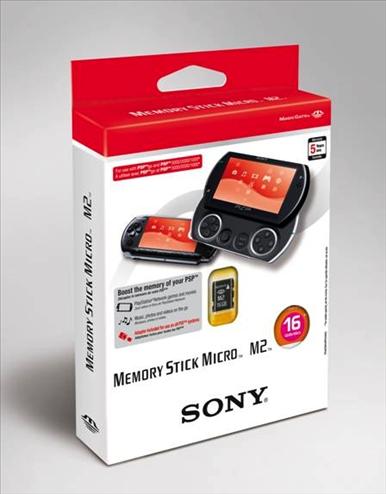 欧州ソニー、PSP go用メモリースティック＆32GBメモリースティック発売