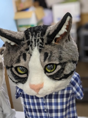 クラファン注文リアル猫ヘッド | 猫人形の部屋 隻眼の猫 クラファン注文リアル猫ヘッド | 猫人形の部屋 隻眼の猫