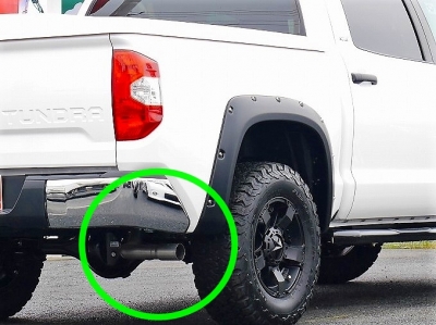 マフラー_USトヨタ_タンドラ_新車_純正_横出し_マフラー_ノーマル