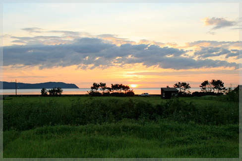 福井県の夕日1