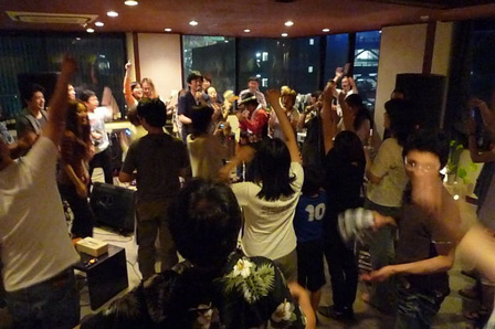 土曜の夜セッション中