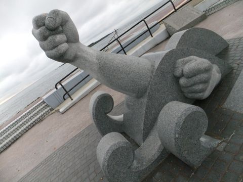 犬と東北旅行わんこと本州最北端大間崎大間のマグロ本州最北端到達証明書「本州最北端の地」の石碑本マグロの一本釣りマグロのモニュメント本州最東端�ヶ埼とどがさき6.jpg