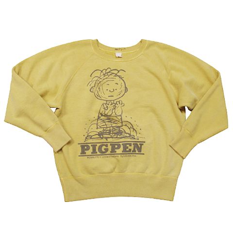 JACKSON MATISSEジャクソンマティスVintage Snoopyヴィンテージスウェット染込みプリントPIGPENリバースウィーブコットン100%貴重Sサイズ即完売アメカジ古着日本製made in japan4.jpg