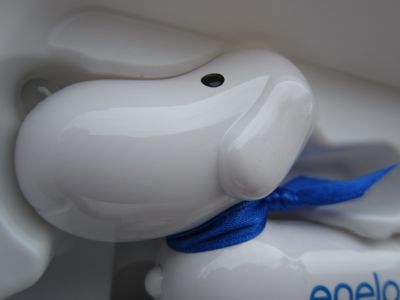 SANYOeneloopサンヨーエネループくり返し使う充電池eneloopyエネルーピー簡易バッテリーチェッカー鼻が光って充電残量をお知らせfunfuneneloopyエネループのマスコットキャラクター3.jpg