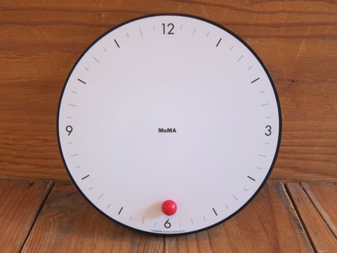 MoMA TimeSphere Clock by Gideon Dagan ギデオン・ダガン デザイン インダストリアルデザイン 工業デザイン 掛け時計 アメリカ製 USA製 MADE IN USA 2.jpg
