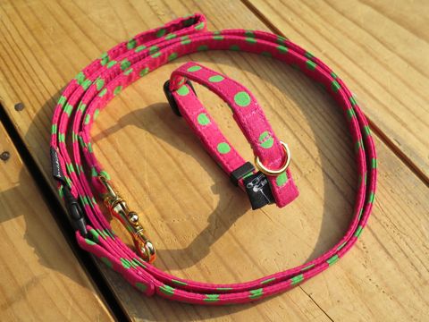 եȥҥåƥꥸʥإ顼꡼ɥ꡼ϡͥʸ褫襤μơϥե֥åͥݥ륫ɥå Polka Dot Collar Leash Harness_15.jpg