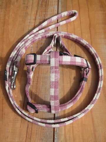 եȥҥåƥꥸʥإ顼꡼ɥ꡼ϡͥʸhundehutte襤μإϡͥơϥե֥åʻ Plaid Collar Leash Harness_1.jpg