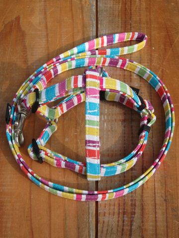 եȥҥåƥꥸʥإ顼꡼ɥ꡼ϡͥʸhundehutte襤μإơեܡ Colorful Border Collar Leash Harness_1.jpg