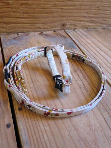 եȥҥåƥꥸʥإ顼꡼ɥ꡼ϡͥʸhundehutteơե֥åߥåߥˡVintage Mickey & Minnie Collar Leash Harness_3.jpg