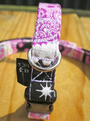 フントヒュッテオリジナル首輪カラーリードリーシュハーネス文京区かわいい犬の首輪東京ヴィンテージ生地ファブリックジュエル宝石装身具 Jewel Collar Leash Harness_1.jpg