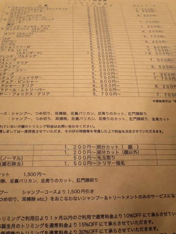トリミング料金表フントヒュッテトリミング料金オプション温泉ハーブパックデンタルケアゼオライトデンタルケア東京都文京区本駒込3-27-6-101犬カットモデル画像_4.jpg