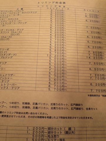 トリミング料金表フントヒュッテトリミング料金オプション温泉ハーブパックデンタルケアゼオライトデンタルケア東京都文京区本駒込3-27-6-101犬カットモデル画像_5.jpg