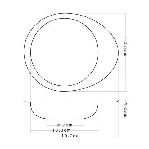 FARZENファーゼンフードボウルドゥーエッグフードボウル無地ブラックホワイトiDog&iCat別注画像犬用食器日本製 MADE IN JAPAN 犬用食器台Keatキート取扱販売店hundehutte_通販6.jpg