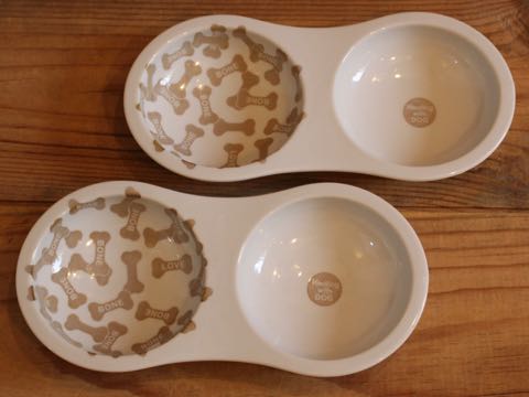 FARZEN ファーゼン ツインフードボウル ボーンスナック 画像 犬用フードボウル 犬用食器 ドッグフードボウル 日本製 MADE IN JAPAN 犬グッズ 都内 東京 フントヒュッテ 文京区 駒込_1.jpg