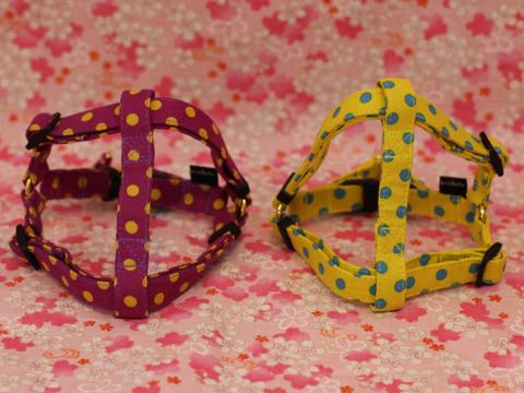 եȥҥåƥꥸʥإ顼꡼ɥ꡼ϡͥʸ褫襤ơϥե֥åͥݥ륫ɥå Polka Dot Collar Leash Harness_37