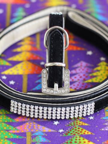 EAST SIDE COLECTION Collar & Leash 首輪&リードセット ラインストーン 犬 首輪 リード かわいい 犬グッズ 犬用品 販売 東京 フントヒュッテ 7.jpg