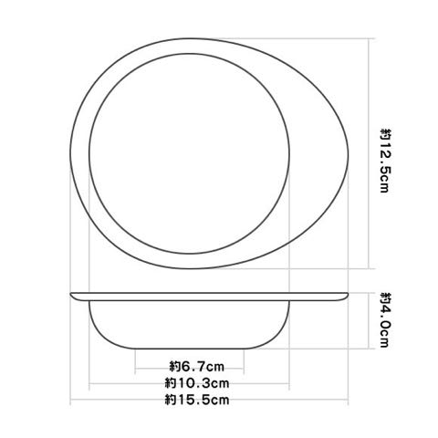 FARZEN ファーゼン フードボウル ドゥーエッグフードボウル 画像 犬用食器 日本製 MADE IN JAPAN 東京 フントヒュッテ 肉球 クローバー トランプ _ 3.jpg