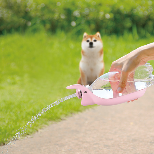 Richell リッチェル お散歩ハンディシャワー おさんぽ 給水 水分補給 犬食事関連 水飲み おしっこ跡のシャワーに 画像 M ライトピンク _ 通販2.jpg